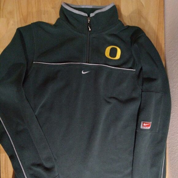 Vintage Nike Oregon Ducks Pullover Fleece Jacket - Picture 1 of 8